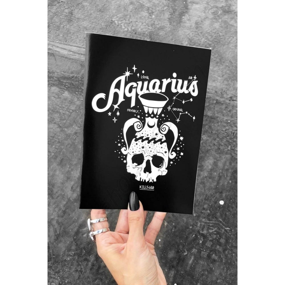 Killstar Aquarius Greeting Card NEW